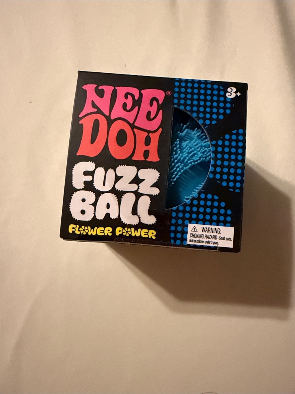 Nee Doh Fuzz Ball Flower Power - Blue Sensory Toy